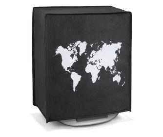 Защитен капак за Thermomix TM6/TM5, Kwmobile, черен/бял, пластмаса, 55449.01