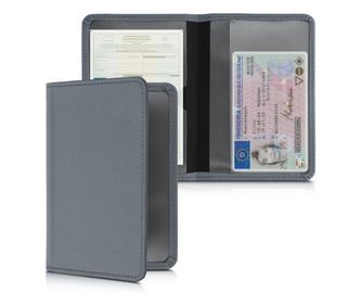 Husa pentru documente auto, Kwmobile, Gri, Neopren, 55381.12