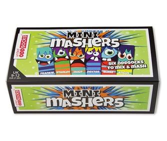 Комплект от 6 детски чорапи Mini Mashers