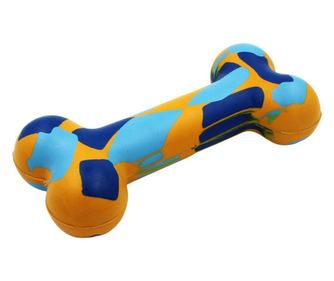 Παιχνίδι κόκκαλο πορτοκαλί για σκύλους 18cm