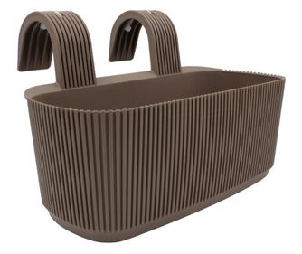 Posuda za ogradu 3200 ml smeđa