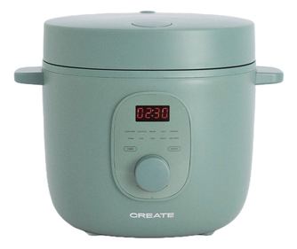 Мултикукър Retro CREATE, Rice Cooker Studio, капацитет 2 литра/8 порции, 10 предварително зададени програми, таймер, функция за