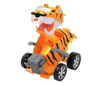Αυτοκινητάκι μετατρέψιμο, τύπου ρομπότ Tiger, Deluxbase, χρώμα κίτρινο