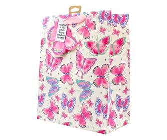 Чанта за подарък Clairefontaine L Butterfly Pink