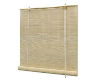 Jaluzea tip rulou, natural, 150x160 cm, bambus