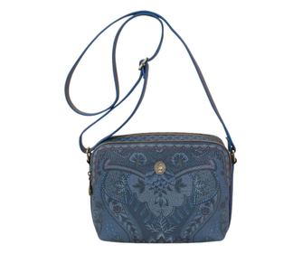 Пощенска чанта Medium Kyoto Festival Denim Blue 23.5x18x7.5cm
