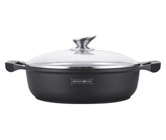 Mramorovaný rendlík s poklicí 26 cm, 3 litry, RL-BR26cm Royalty Line
