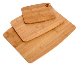 Excellent Houseware szekrénykészlet, bambusz, 38x29x0,9cm, barna