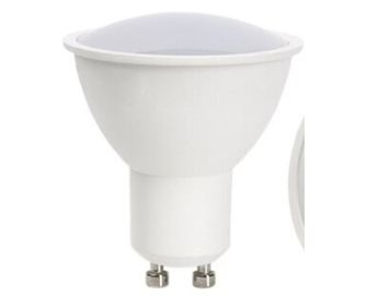Bec LED GU10 Optonica, 7W(50W), 600 lm, lumina rece (6000K), opal, clasa energetica F