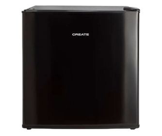CREATE minibár hűtőszekrény, űrtartalom 43 liter, magasság 48 cm, ideális iroda/szálloda/lakókocsi számára, megfordítható ajtó,