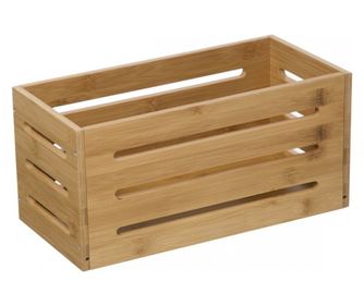 Cutie depozitare Plays, bambus, 15 x H31cm