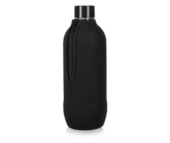Комплект от 2 хладилни якета за бутилки SodaStream, Kwmobile, черно/синьо, неопрен, 58832.02