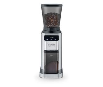 Caso Germany elektromos kávédaráló, BaristaChef, 250 g-os tartály, 48 fokos őrlés, rozsdamentes zárt és kivehető tartály az őröl