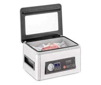 Professzionális kamrás vákuumcsomagoló, Caso Germany, VacuChef 50, Száraz/Nedves/Folyadék vákuumozás, Rozsdamentes acél