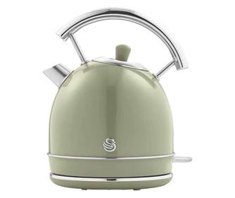 Swan elektromos vízforraló, Retro, űrtartalom 1,8 liter, 3000 W, gyorsforralás, automata leállító, ergonomikus fogantyú, szintje
