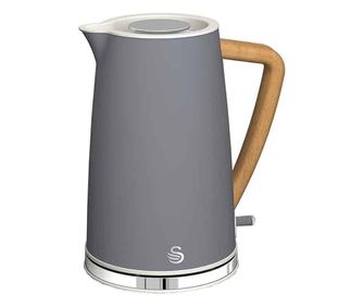 Електрическа кана Swan, Nordic, капацитет 1,7 литра, 3000 W, бързо кипене, автоматично спиране, ергономична дръжка, индикатор за