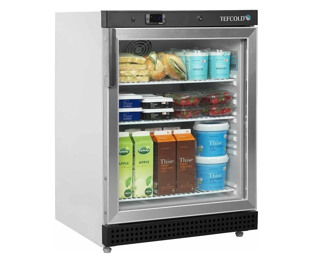 Vitrina frigorifica, TEFCOLD, UR200G, 119 litri, alb