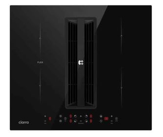 Beépített főzőlap indukciós és integrált páraelszívóval Ciarra, CBBEH594BBF-OW, ONE kollekció, szélesség 59 cm, 4 főzőzóna, pára