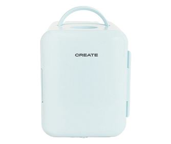 CREATE Mini Retro Hűtőszekrény, 4 Liter, Pasztellkék
