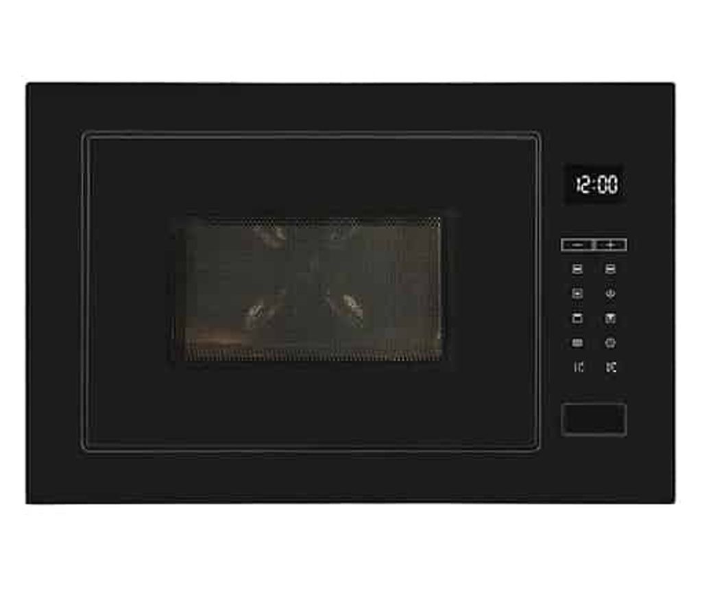 2-in-1 Built-in Microwave Oven, 25 Liters, Exquisit, Black