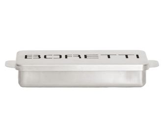 Boretti dohányzó doboz, az autentikus ízért, bármilyen grillezéshez alkalmas, robusztus rozsdamentes anyag, rozsdamentes acél