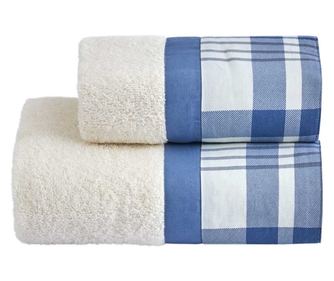 Комплект хавлии Biancoperla, Bach Poland, 4 части, 60x100 см/ 40x60 см, шарка каре, 100% чист памук, плътност 430 g/m², произвед