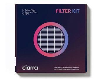 Ciarra - CBCF008S Mini hordozható aktív szénszűrő készlet