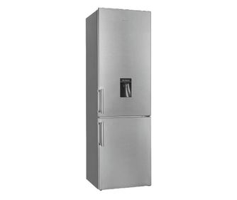 Exquisit Hűtőszekrény, Vízelosztóval, 268 Liter, Rozsdamentes Acél