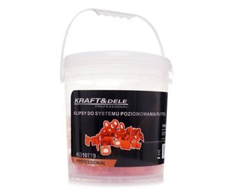 Система за нивелиране на плочки и керамика, Kraft&Dele KD10779, 400 бр.