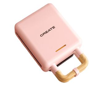 CREATE 2 az 1-ben gofrisütő, Stone Studio, 2 szett tapadásmentes tányér, fényjelző, termosztát, túlmelegedés elleni védelem, csú