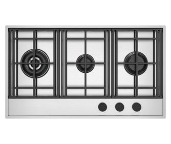 Barazza Beépíthető gáz főzőlap, Lab Evolution kollekció, 3 égőfej, 90 cm, Rozsdamentes acél
