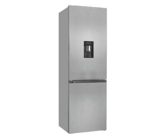 Combina frigorifica Exquisit, cu dispenser de apa, 313 litri, inox