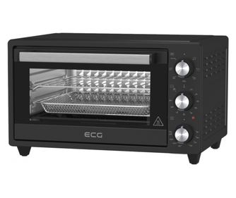 Електрическа фурна ЕКГ ET 2001B Airfry, 20 L, 1500 W, 80–250 °C, таймер 90 мин, 7 предварително зададени функции, конвекция, чер