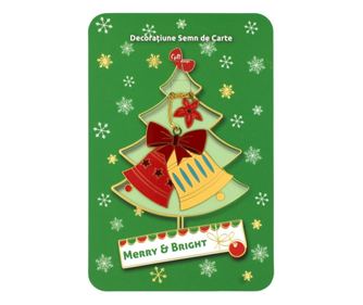 Karácsonyi csengő könyvjelző