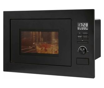 Микровълнова фурна за вграждане Bomann 3в1, MWG3001HEBN, капацитет 25 литра, 5 нива на мощност, 8 автоматични програми, цифров д