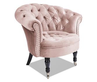 Фотьойл Le roi Louis, розов жасмин,88x82x82cm