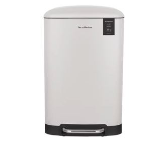 Кош с педали, Les Collectors, N°528, капацитет 20 литра, подвижно отделение, безшумно отваряне/затваряне, корпус от неръждаема с