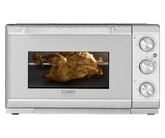 Elektromos légkeveréses sütő, 20 liter, Caso Germany, TO20 SilverStyle, rozsdamentes acél
