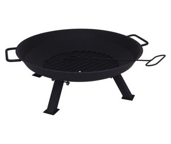 Venkovní krb Ambiance, kov, 22x56 cm, černý