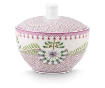 Ζαχαριέρα πορσελάνη, Pip Studio, Tiles Lilac, 300ml, συλλογή Lily&Lotus