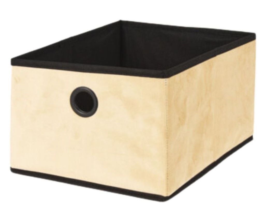 Κουτί αποθήκευσης, ανοιχτό, μπεζ, 32x25x8 cm, Storage Solutions