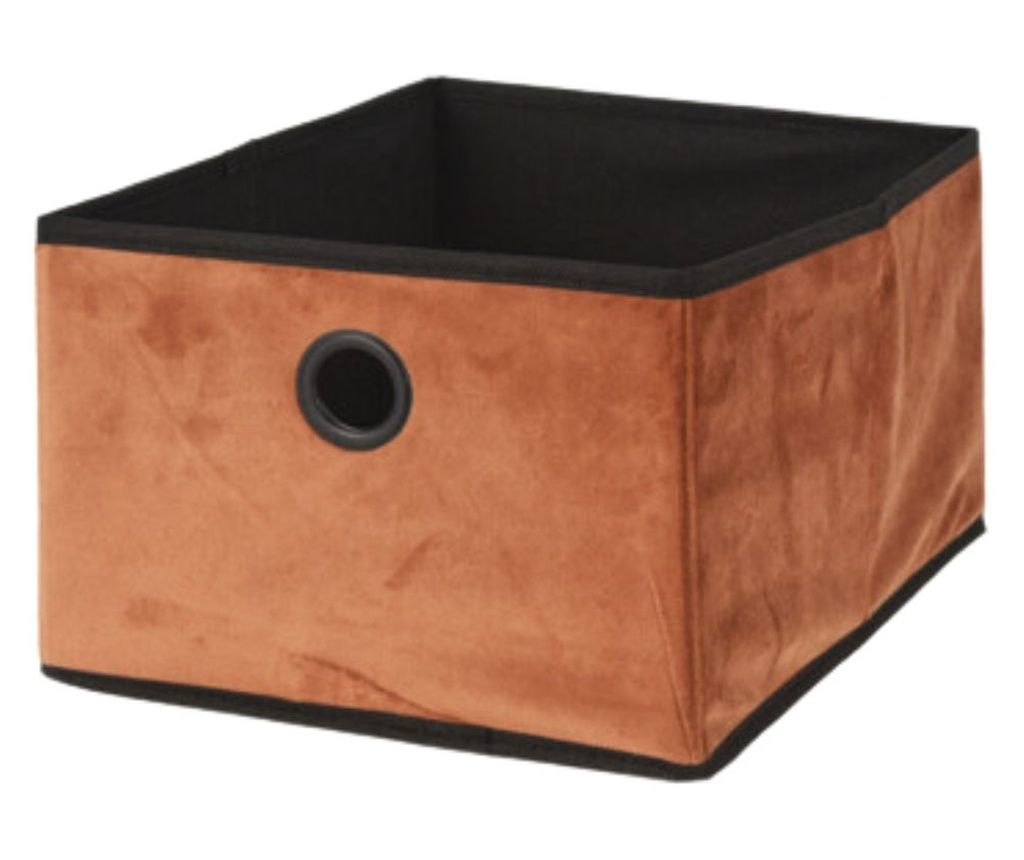 Κουτί αποθήκευσης, ανοιχτό, χρώμα τούβλου, 32x25x8 cm, Storage Solutions