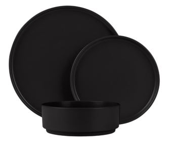 Set farfurii Matte Black Berlinger Haus BH 10009