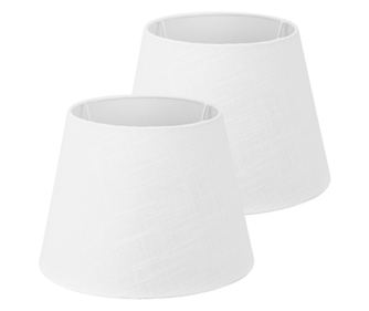 2 db-os lámpaernyő készlet, E27, fehér/fehér, Navaris, NAV000012AF008C