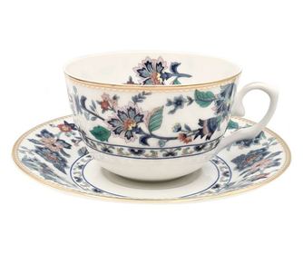 Serviciu din Portelan fin, 2 Cesti si Farfurii