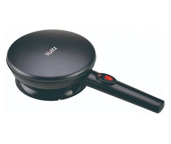 Oliver Voltz OV51323B Palacsintasütő, 800W, termosztát, jelzőfény, tapadásmentes bevonat, fekete