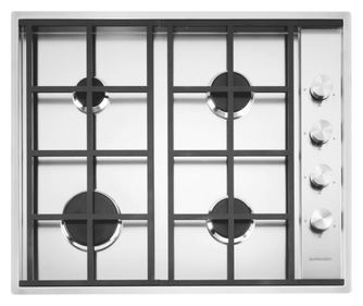 Barazza Gáz főzőlap, Lab kollekció, 4 égőfej, 65 cm, Rozsdamentes acél