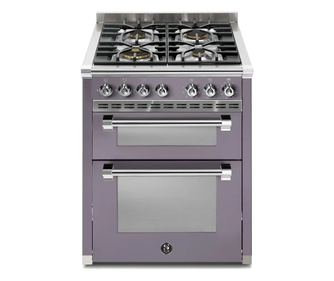 Aragaz, Steel Cucine, 70 cm, 4 arzatoare, 2 cuptoare, colectie Ascot, mov