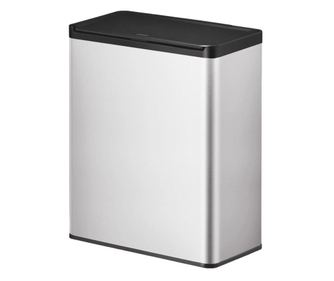 EKO tolótartó, Essential Touch, 2x20 literes űrtartalom, 2 kivehető rekesz, táskarögzítő támasz, ergonomikus, rozsdamentes acél