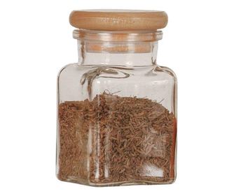 Cutie condimente 150 ml capac lemn